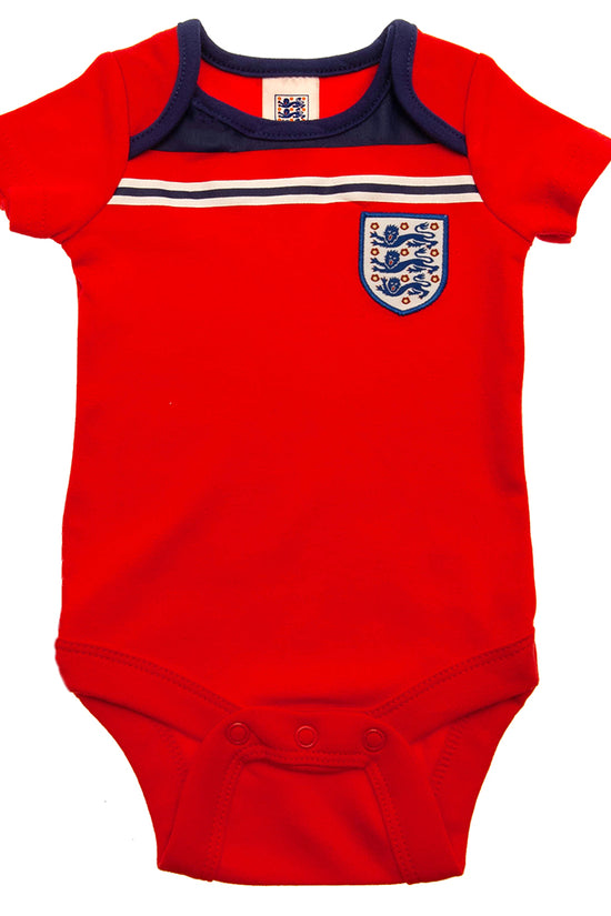 England FA 2 Pack Bodysuit 82 Retro 6-9 Mths