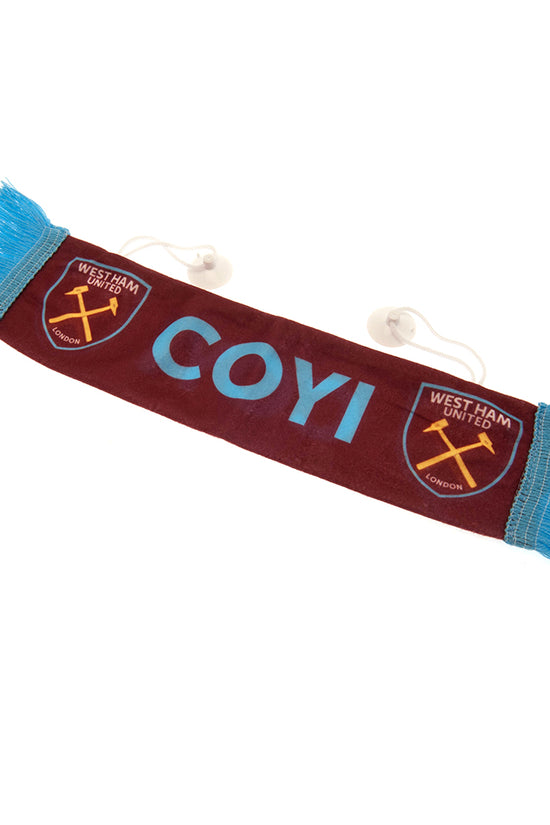 West Ham United FC Mini Car Scarf