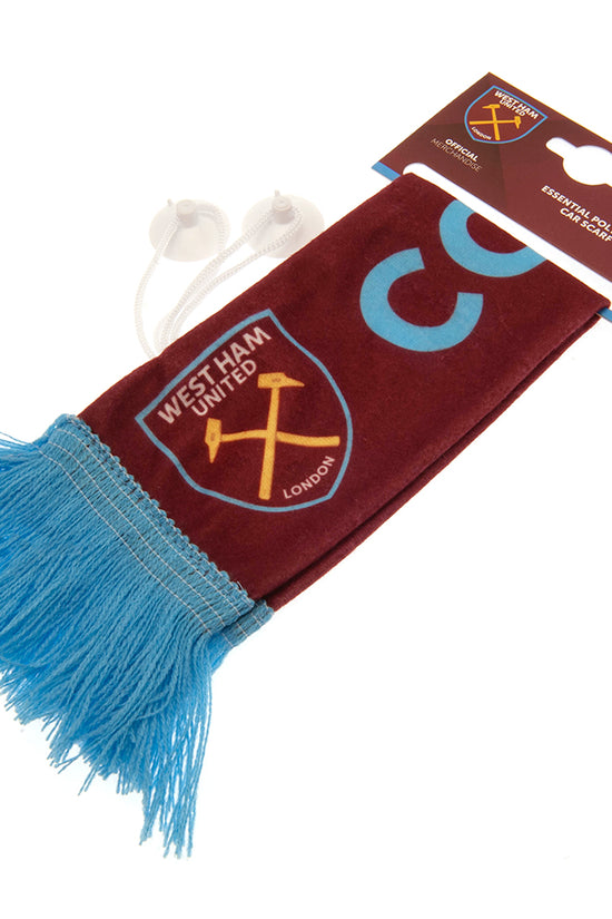 West Ham United FC Mini Car Scarf