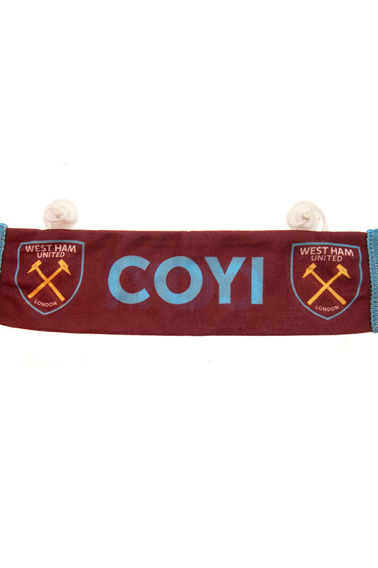 West Ham United FC Mini Car Scarf