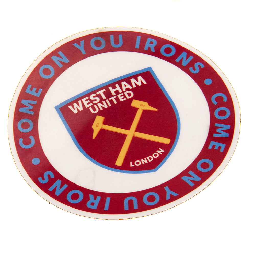 West Ham United FC COYI Car Sticker – Cazna Sports