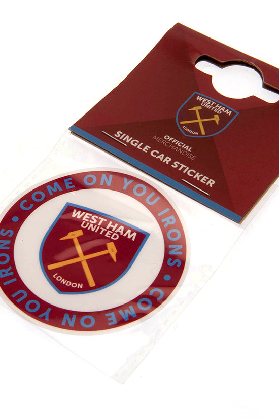 West Ham United FC COYI Car Sticker