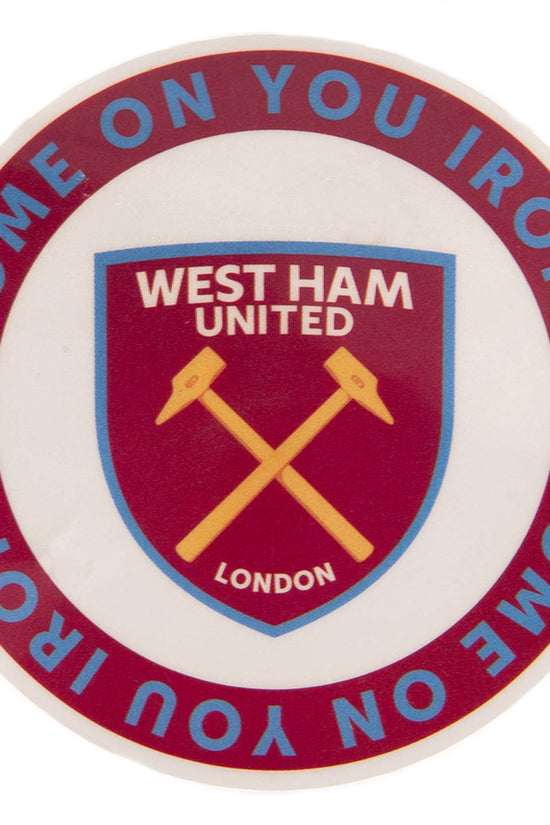 West Ham United FC COYI Car Sticker