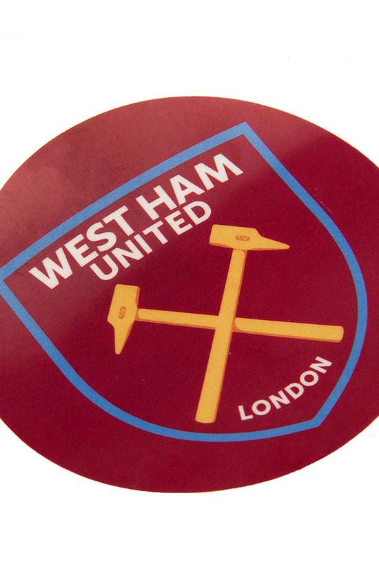 West Ham United FC Crest Car Sticker