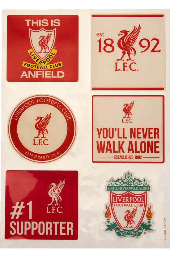 Liverpool FC Car Decal Set