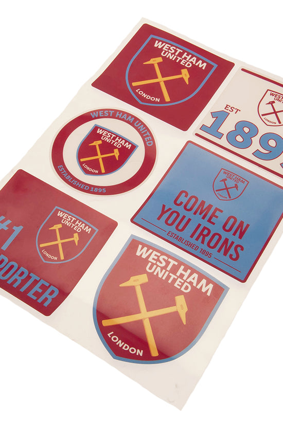 West Ham United FC Car Decal Set