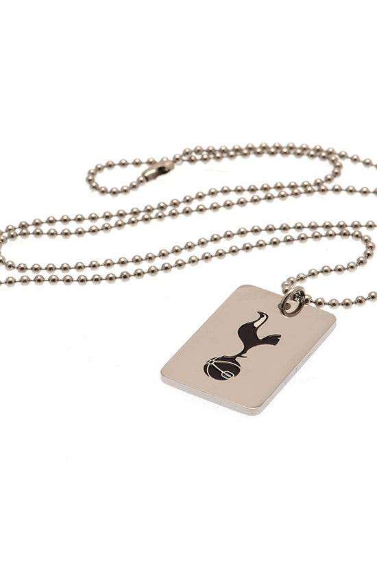 Tottenham Hotspur FC Enamel Crest Dog Tag Chain 1