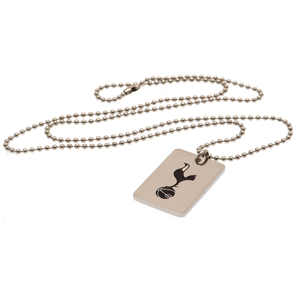 Tottenham Hotspur FC Enamel Crest Dog Tag Chain 1