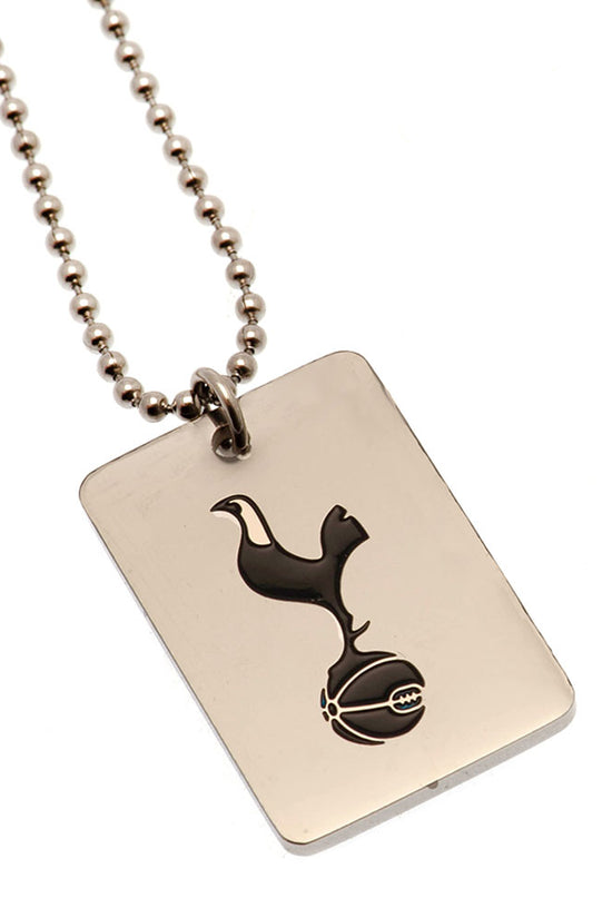Tottenham Hotspur FC Enamel Crest Dog Tag Chain