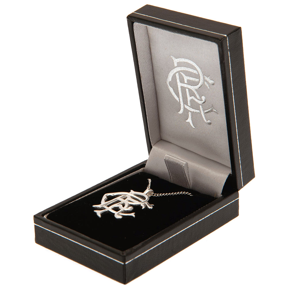 Rangers FC Sterling Silver Pendant Chain Fixed 2