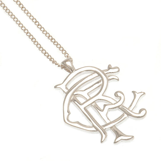 Rangers FC Sterling Silver Pendant Chain Fixed