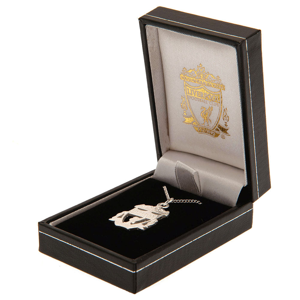 Liverpool FC Sterling Silver Pendant Chain CR Small 2