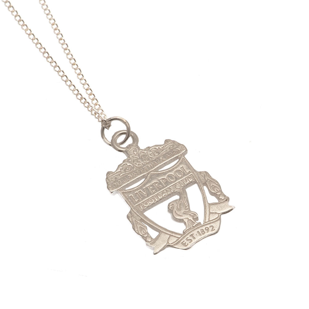 Liverpool FC Sterling Silver Pendant Chain CR Small