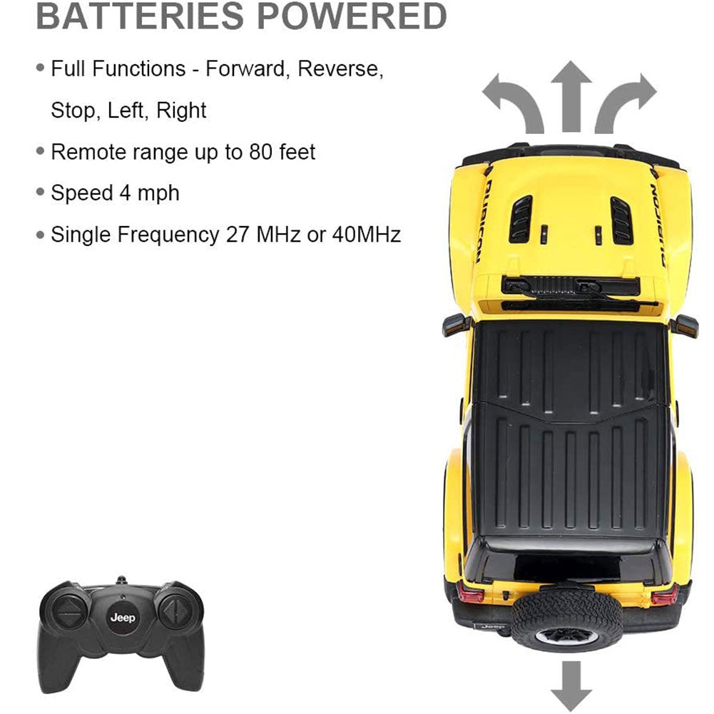 Jeep Wrangler JL Radio Controlled Car 1 24 Scale 3