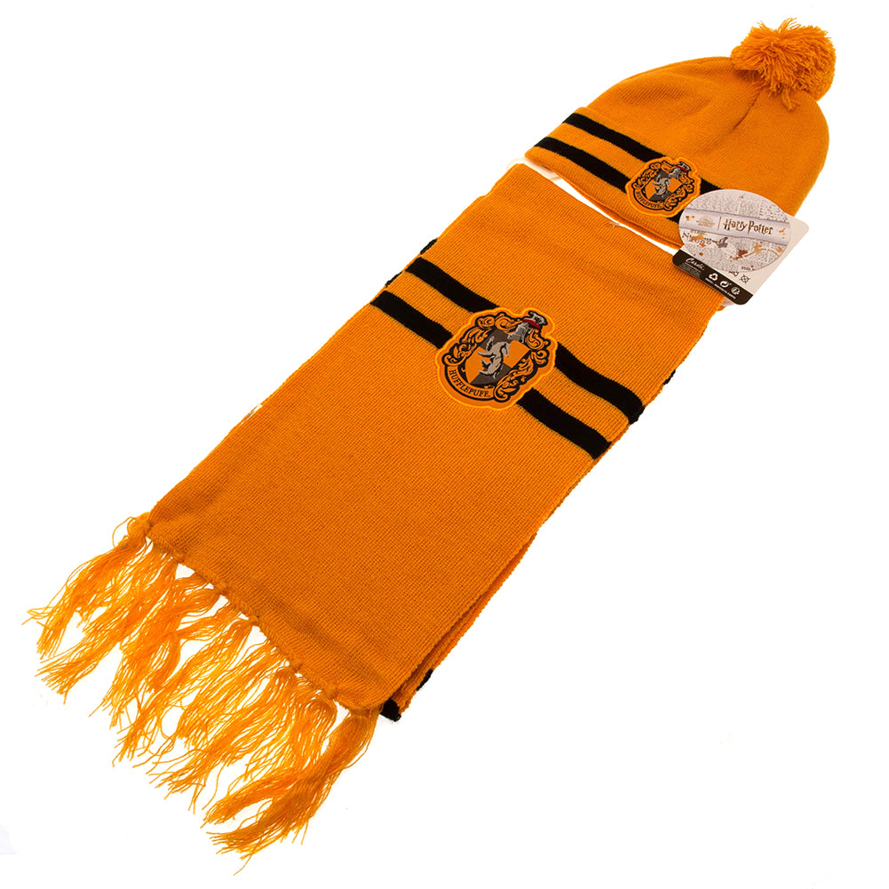 Harry Potter Junior Beanie Scarf Hufflepuff 3