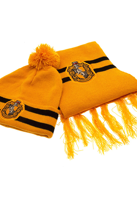 Harry Potter Junior Beanie Scarf Hufflepuff