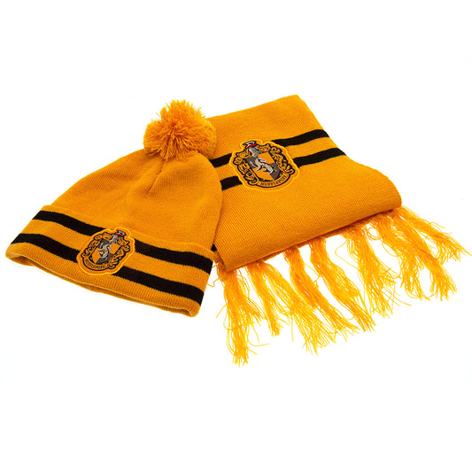 Harry Potter Junior Beanie Scarf Hufflepuff