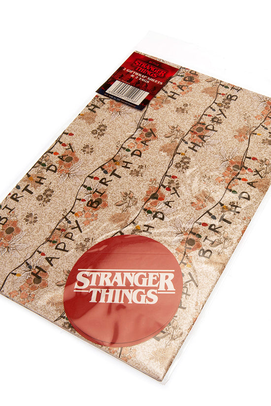 Stranger Things Gift Wrap 3