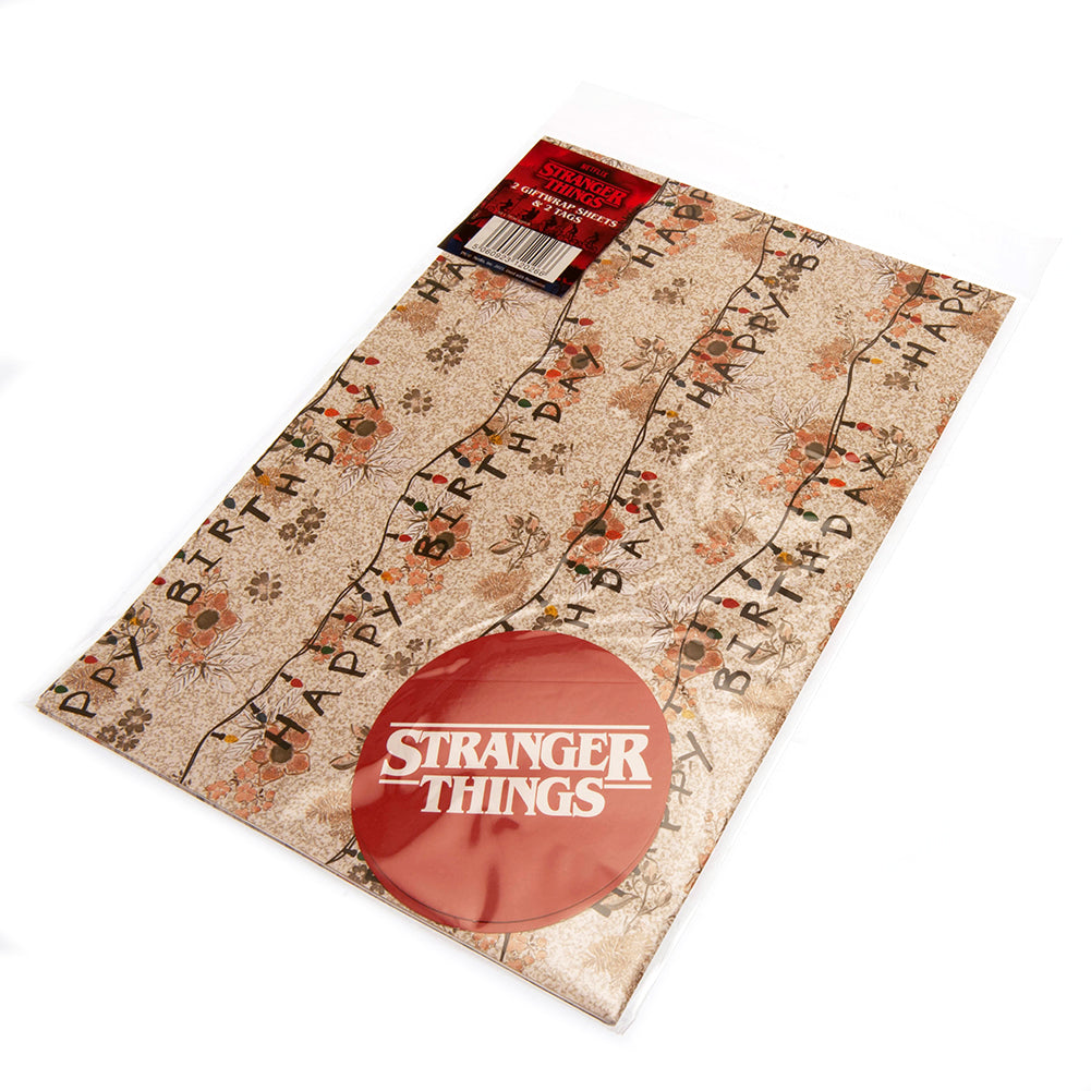 Stranger Things Gift Wrap 3