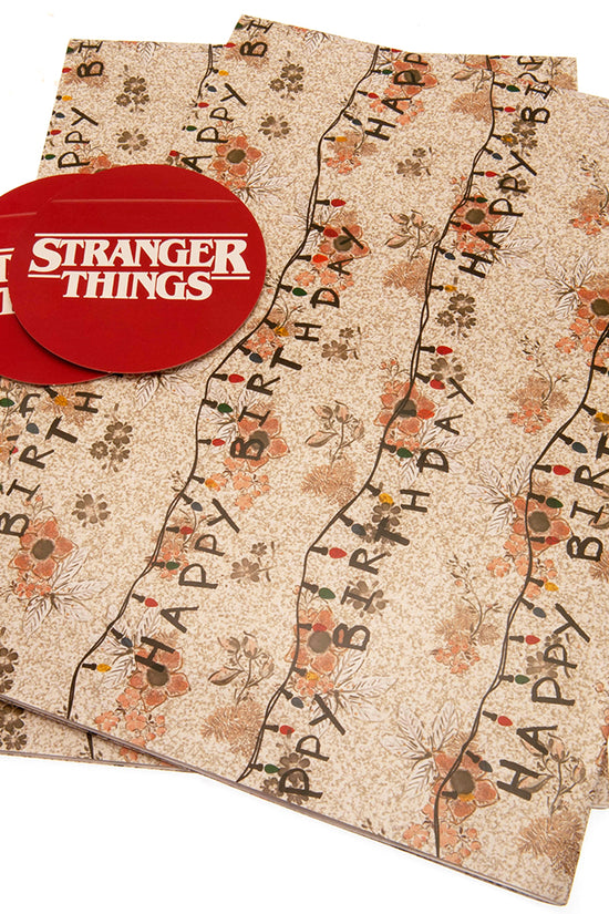 Stranger Things Gift Wrap