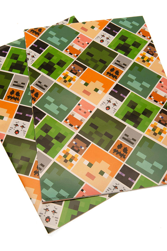 Minecraft Gift Wrap 1