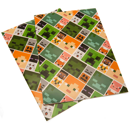 Minecraft Gift Wrap 1