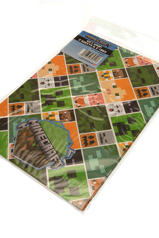 Minecraft Gift Wrap 3