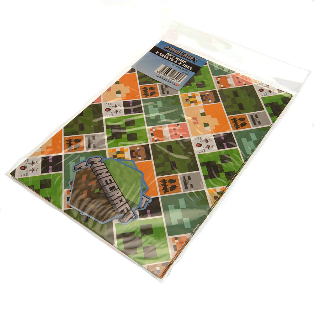 Minecraft Gift Wrap 3
