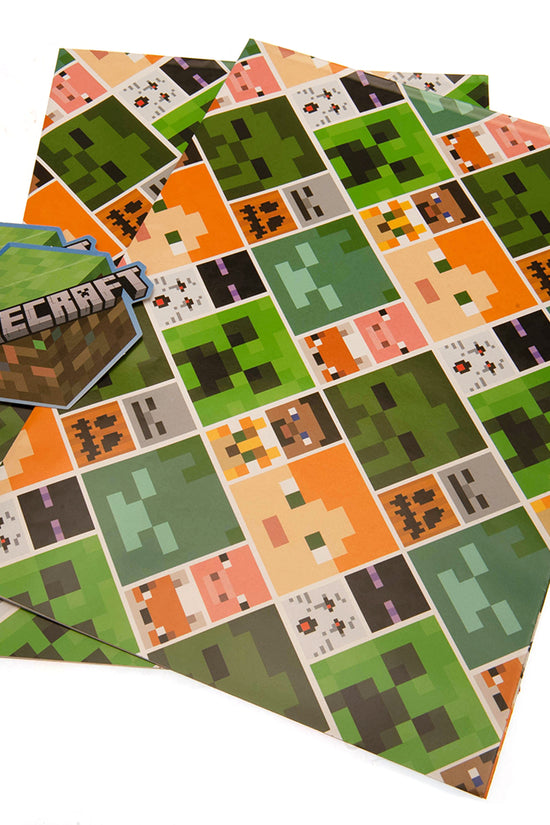 Minecraft Gift Wrap