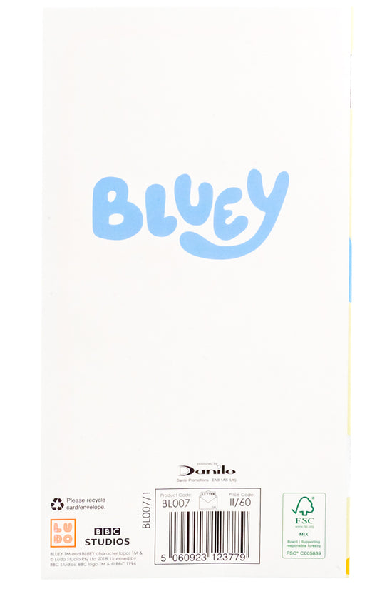 Bluey Birthday Card 3