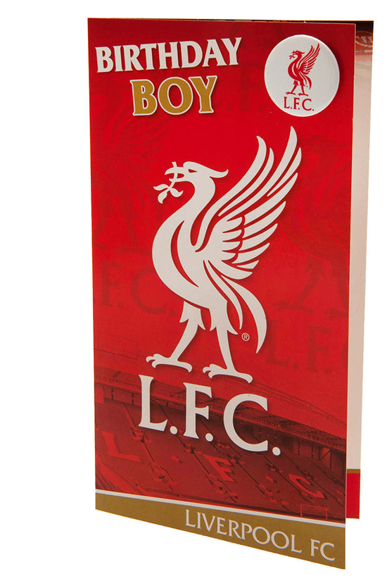 Liverpool FC Birthday Card Boy 1