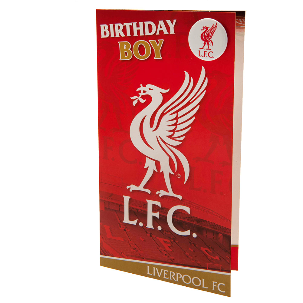 Liverpool FC Birthday Card Boy 1