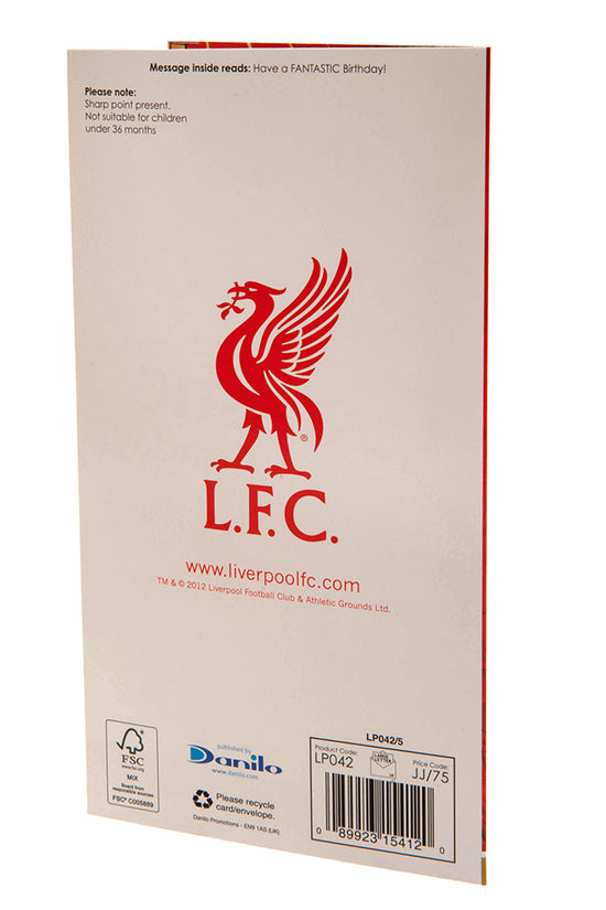 Liverpool FC Birthday Card Boy 3