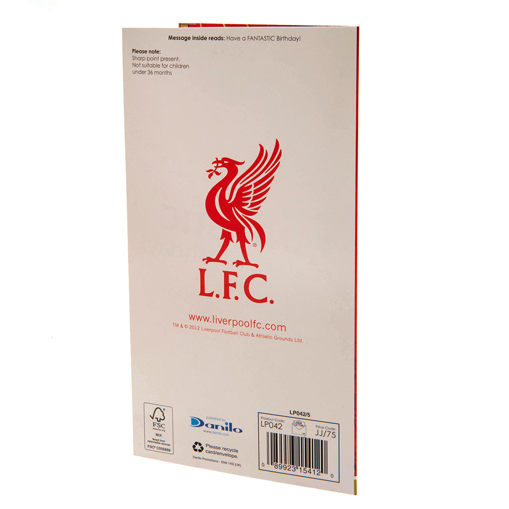Liverpool FC Birthday Card Boy 3