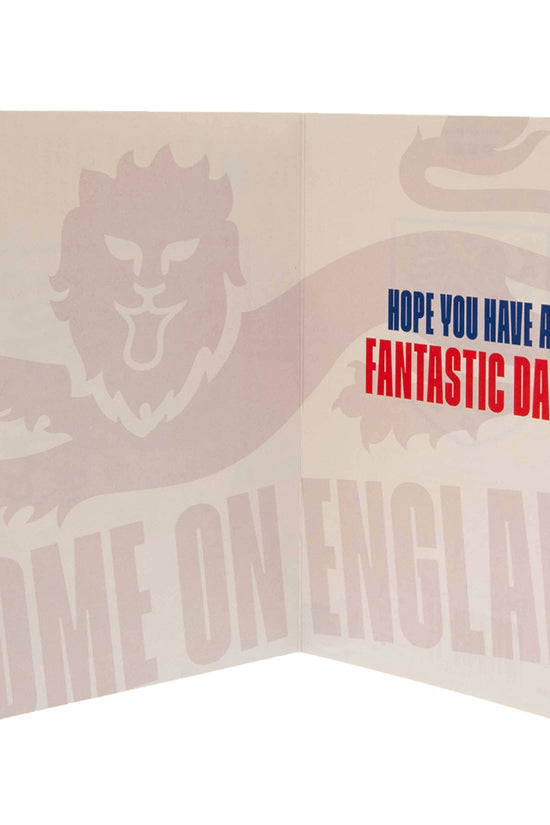 England FA Birthday Card 2
