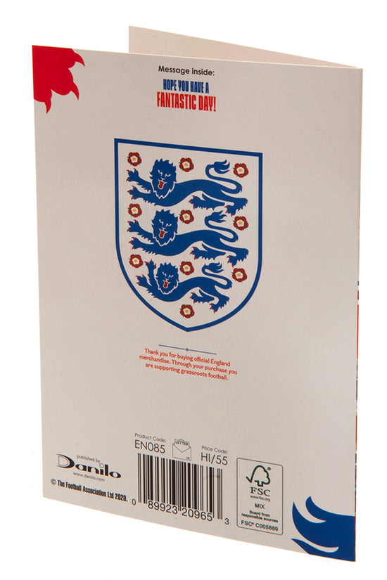 England FA Birthday Card 3