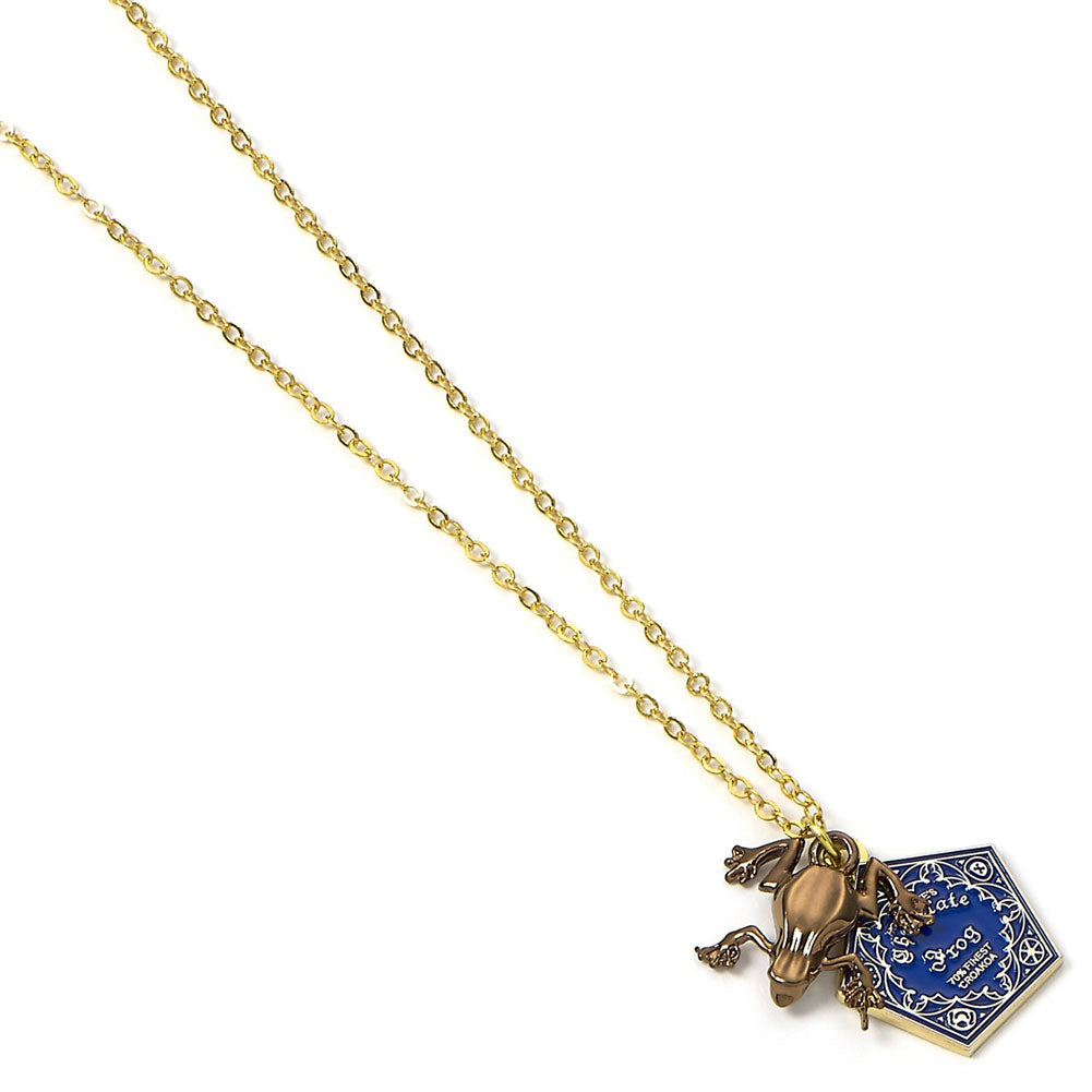 Harry Potter Gold Plated Necklace Chocolate Frog 1