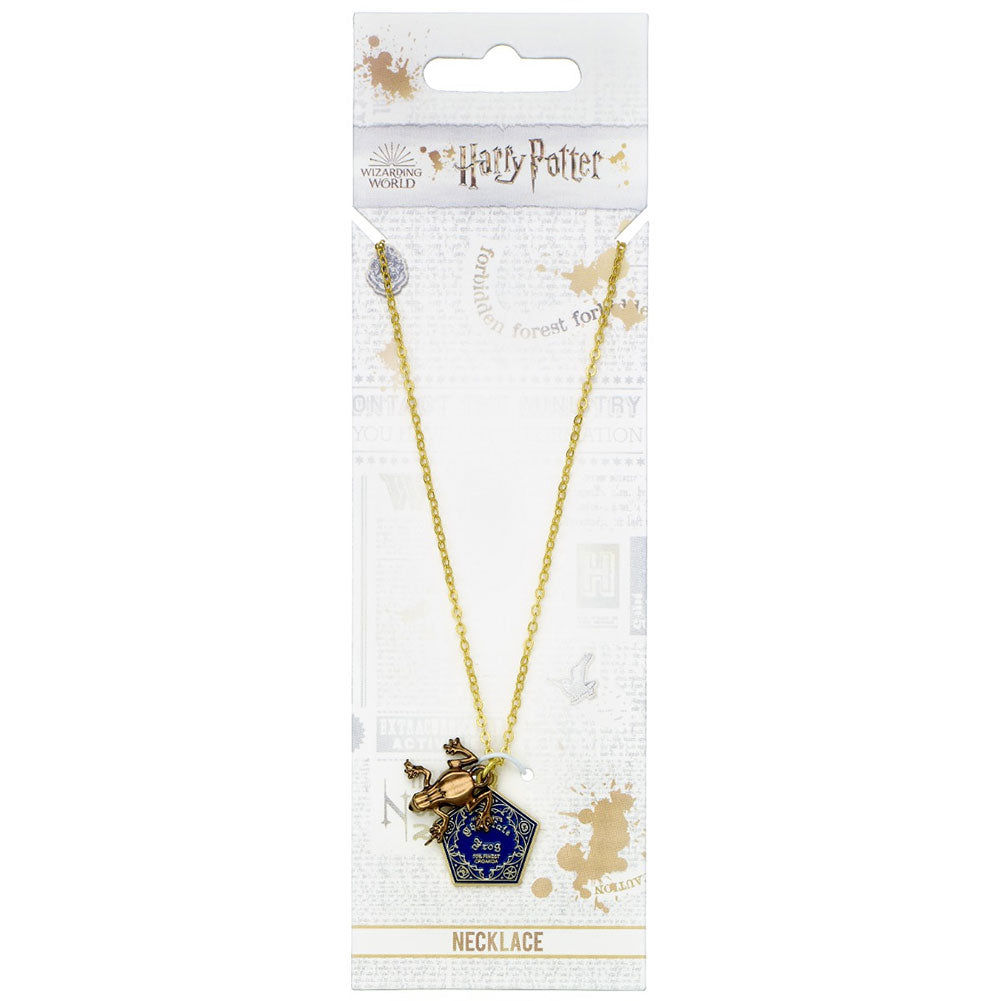 Harry Potter Gold Plated Necklace Chocolate Frog 3