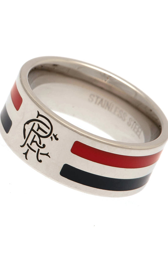 Rangers FC Colour Stripe Ring Large