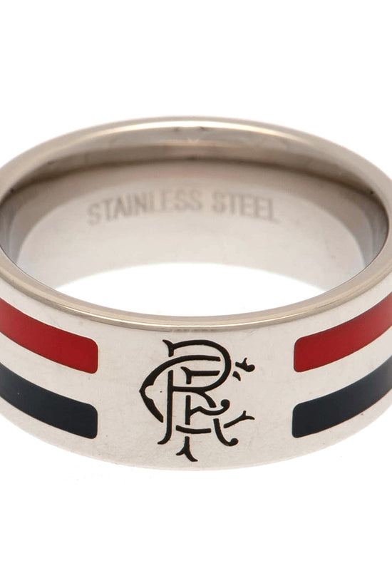 Rangers FC Colour Stripe Ring Large