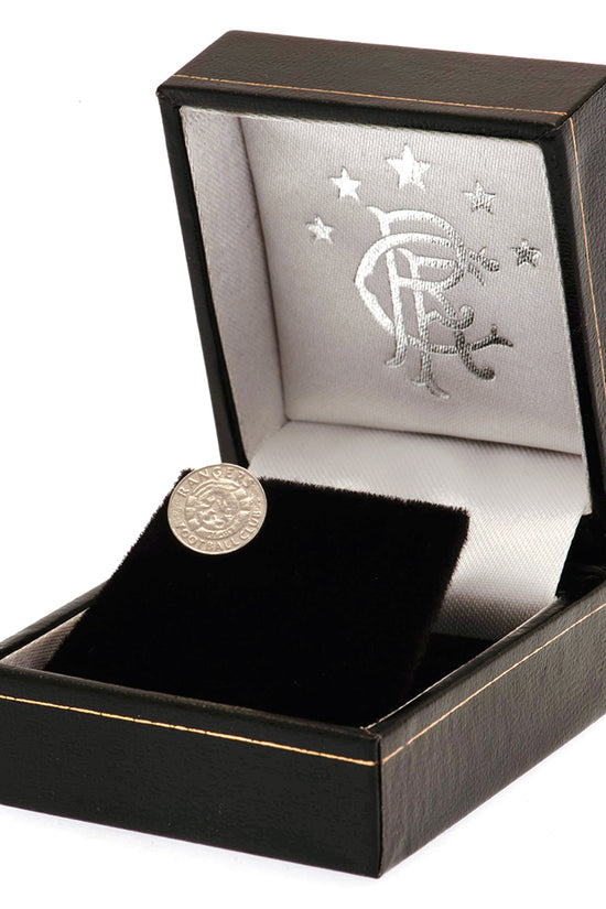 Rangers FC Ready Crest Sterling Silver Stud Earring 1