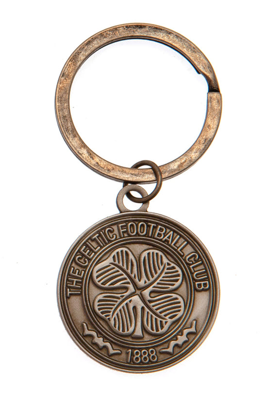 Celtic FC Antique Silver Crest Keyring