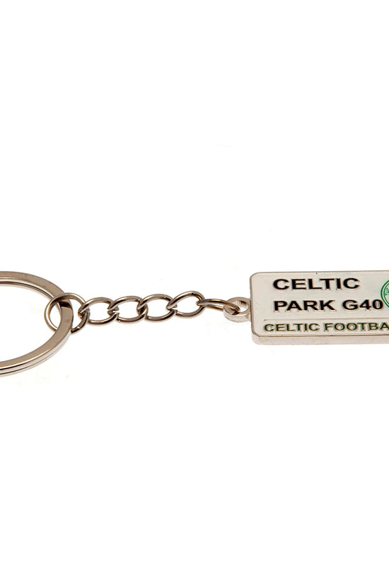 Celtic FC Embossed Street Sign Keyring