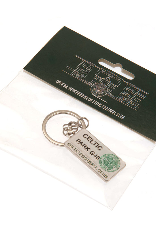 Celtic FC Embossed Street Sign Keyring
