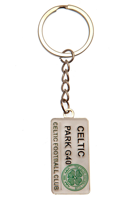 Celtic FC Embossed Street Sign Keyring