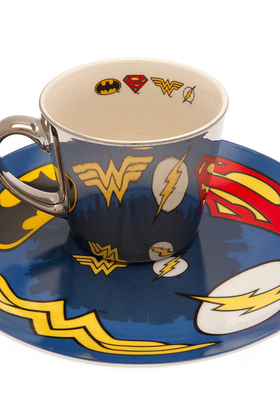 DC Comics Mirror Mug Plate Set