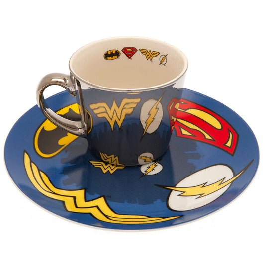 DC Comics Mirror Mug Plate Set