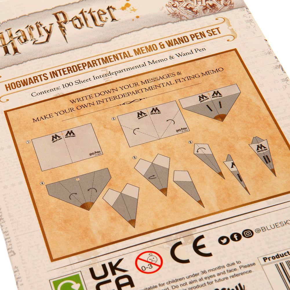 Harry Potter Memo Pad Pen Set 2
