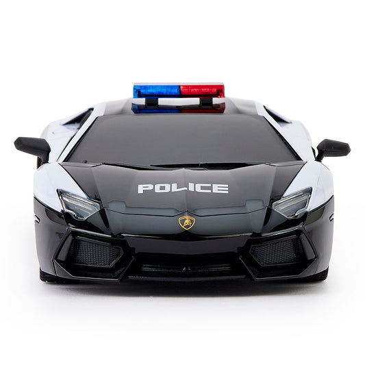 Lamborghini Aventador Radio Controlled Car 1 24 Scale Police 1