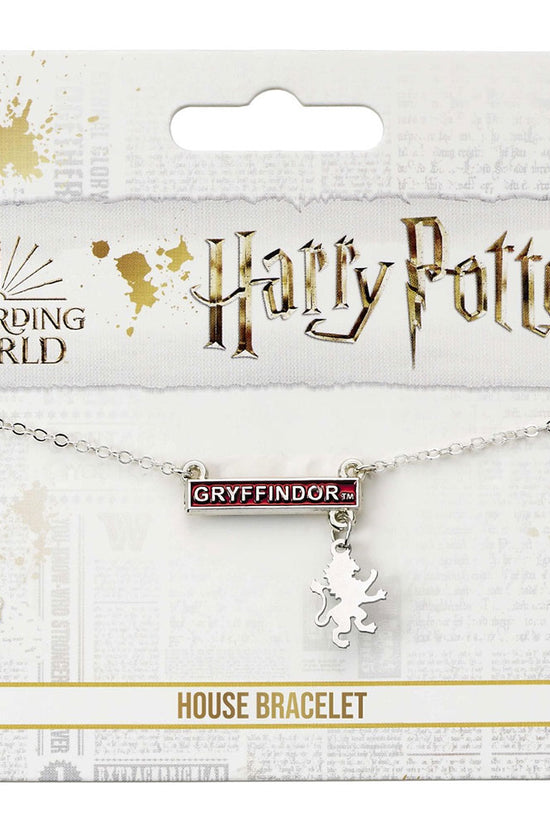 Harry Potter Silver Plated Bar Bracelet Gryffindor